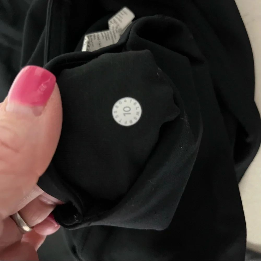 Lululemon Colour Me Ombré Tights Gray Obsidian Mesh Size 10 28” - Picture 9 of 9